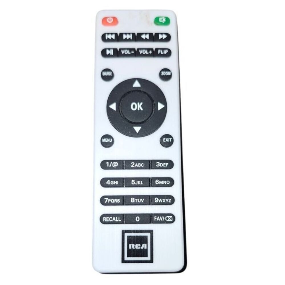 RCA White Universal Remote‎ TV DVD Player Digital Device Controller Replacement